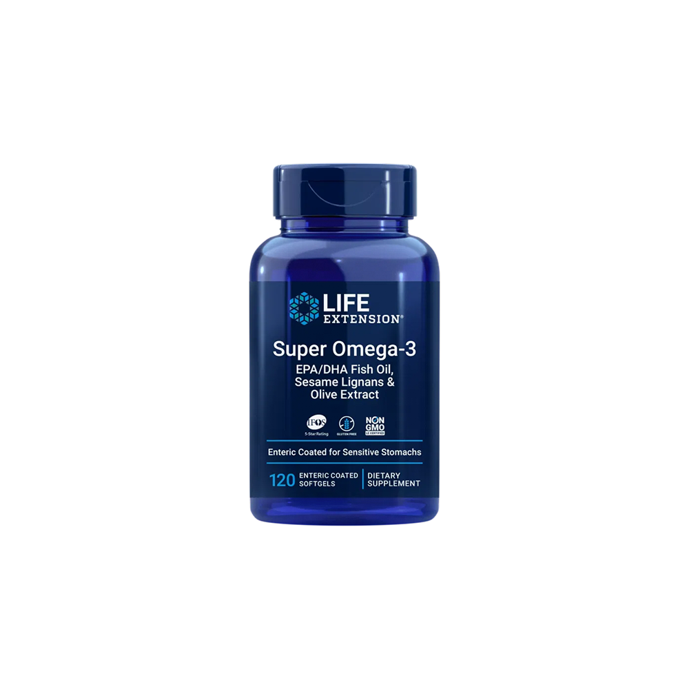 Life extension OMEGA 3 IFOS 120 SOFT ENTERIC COATED GELS